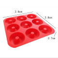 Silicone Donut Baking Pan 6 Cavity Donut Baking Mold Heat-resistant Baking Pan for Cake Biscuit Bagels and Muffins